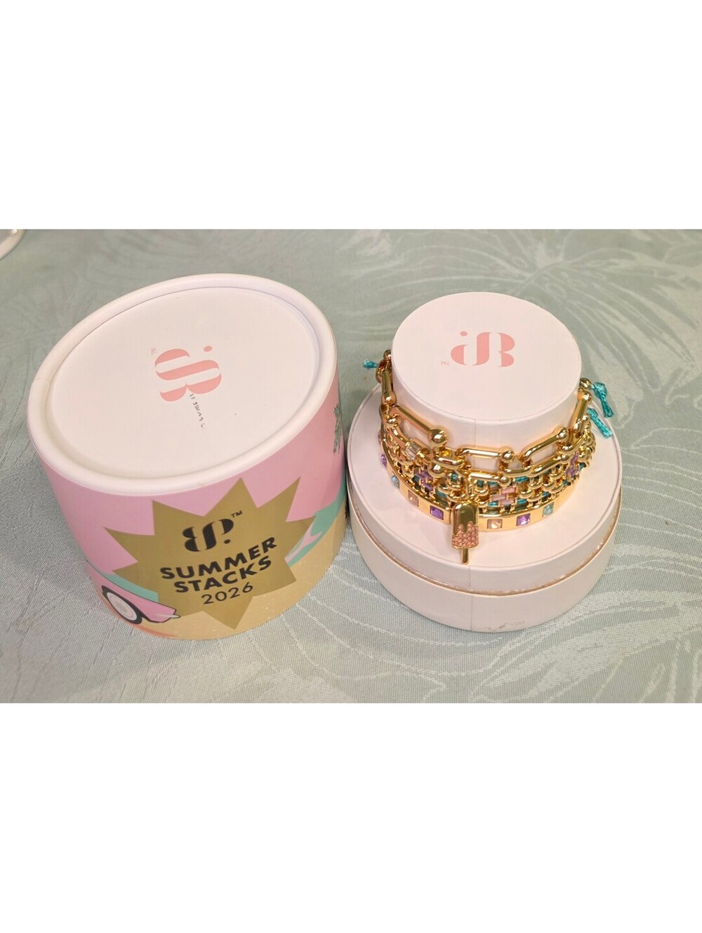 Summer Stacks 2026 Gelato Daydreams Gold Plated Bracelet Set